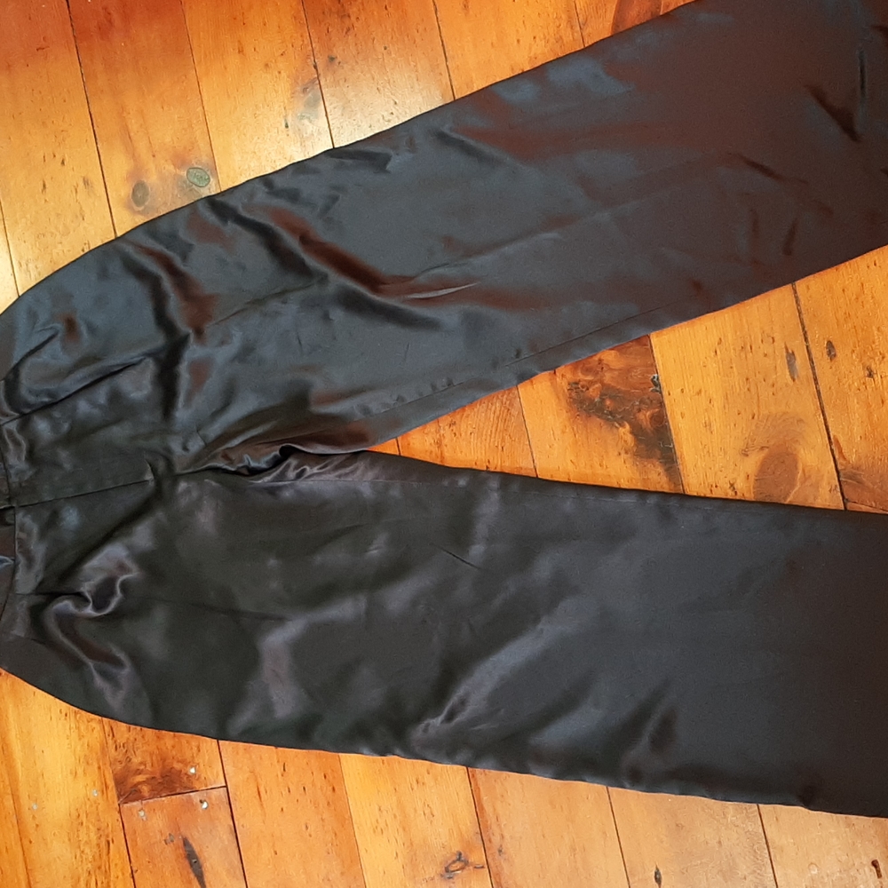 Dana Buchman lined black silk pants - Picture 6 of 8